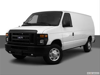 2012 Ford E350 Super Duty Cargo 3-door  Commercial Van Front angle medium view photo